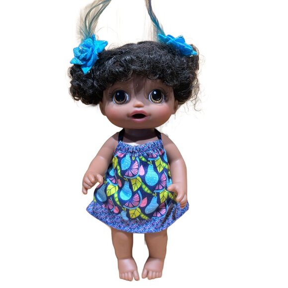 Baby Alive Sweet Spoonfuls Dark Skin Girl Doll by Hasbro 12” - Picture 1 of 10